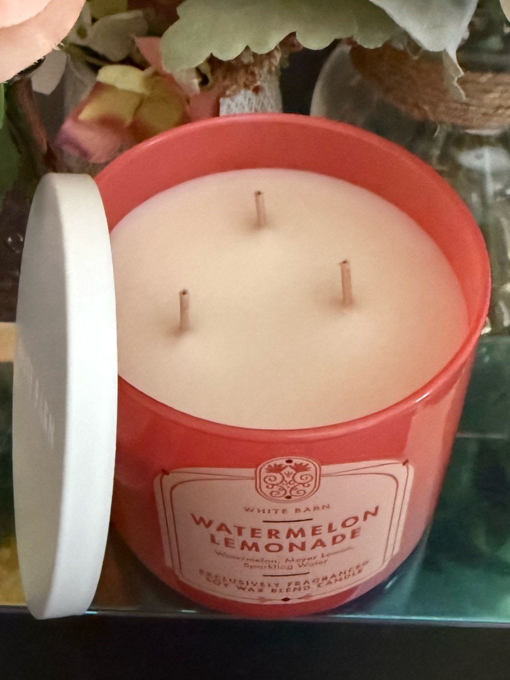 🆕🍉 WHITE BARN “WATERMELON LEMONADE” 3-WICK SCENTED CANDLE. BRAND NEW! - Picture 3 of 4